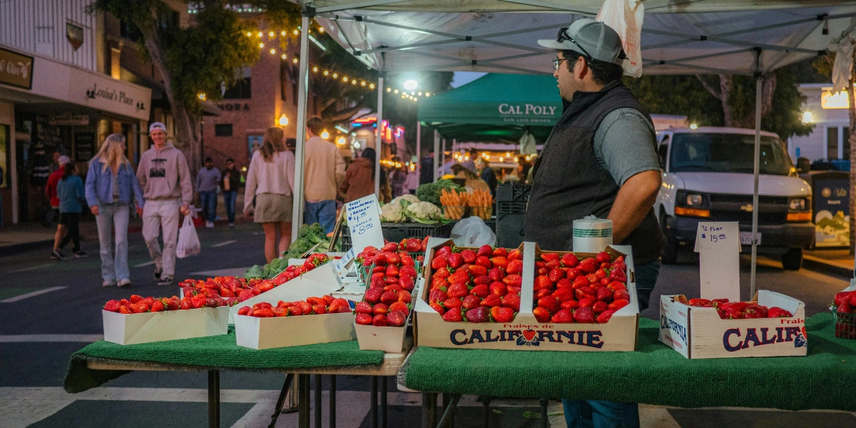 Food in Downtown San Luis Obispo, California
