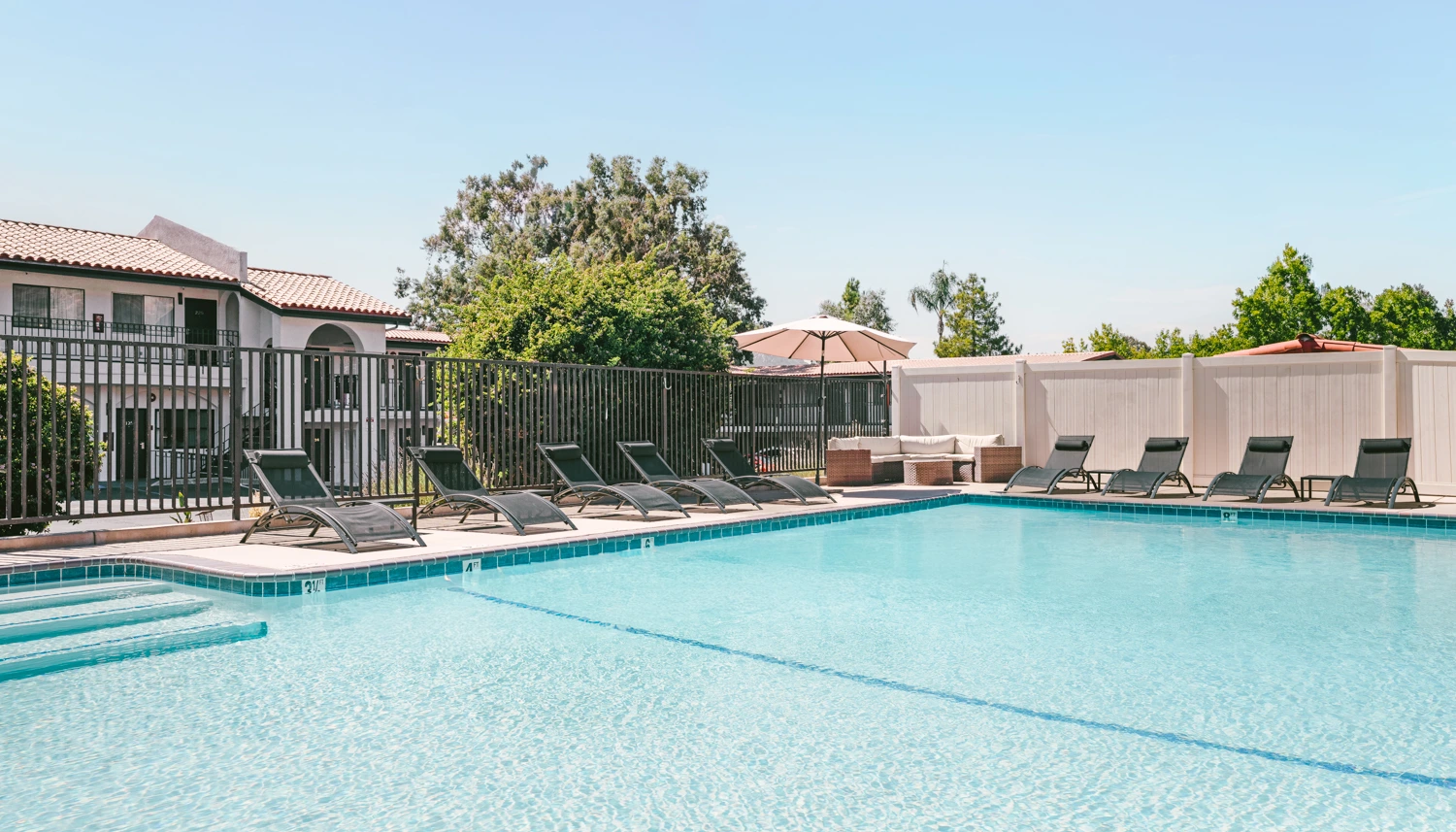 Pool Area at Sands Inn & Suites